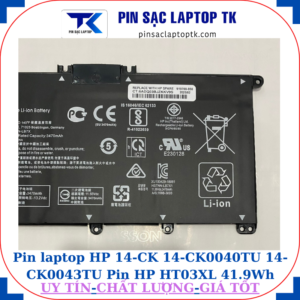 Pin HP 14-CK 14-CK0040TU 14-CK0043TU Pin Hp HT03XL 41.9Wh