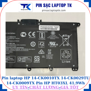 Pin HP 14-CK0010TX 14-CK0029TU 14-CK0009TX Pin Hp HT03XL 41.9Wh