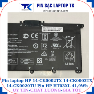 Pin HP 14-CK0002TX 14-CK0003TX 14-CK0020TU Pin Hp HT03XL 41.9Wh