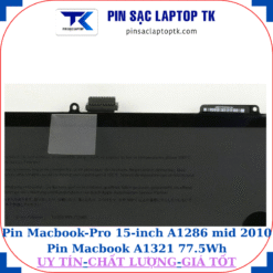 Pin Macbook Pro 15 inch A1286 mid 2010 Pin Macbook A1321 77.5Wh