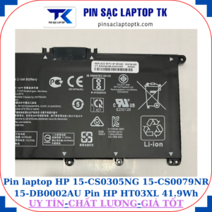 Pin HP 15-CS0305NG 15-CS0079NR 15-DB0002AU Pin HP HT03XL 41.9Wh