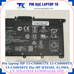 Pin HP 15-CS0061TX 15-CS0060TX 15-CS0058TX Pin HP HT03XL 41.9Wh