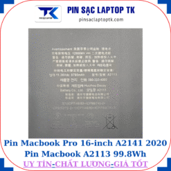 Pin Macbook Pro 16 inch A2141 năm 2020 Pin Macbook A2113 99.8Wh