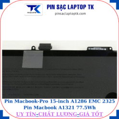 Pin Macbook Pro 15 inch A1286 EMC 2325 Pin Macbook A1321 77.5Wh