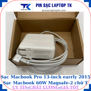 Sạc Macbook Pro 13 inch earrly 2015 Sạc Macbook 60W Magsafe-2 chữ T