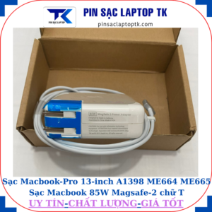Sạc Macbook Pro 13inch A1398 ME664 ME665 Sạc Macbook 85W Magsafe-2 chữ T