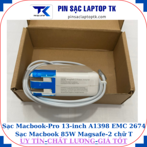 Sạc Macbook Pro 13inch A1398 EMC 2674 Sạc Macbook 85W Magsafe-2 chữ T