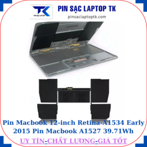 Pin Macbook 12 inch Retina A1534 Early 2015 Pin Macbook A1527 39.71Wh
