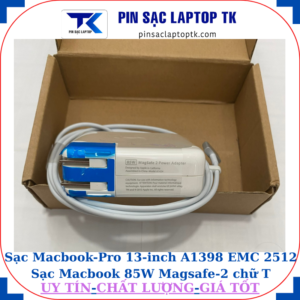 Sạc Macbook Pro 13inch A1398 EMC 2512 Sạc Macbook 85W Magsafe-2 chữ T