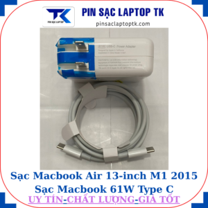 Sạc Macbook Air 13 inch M1 2015 Sạc Macbook 61W Type C