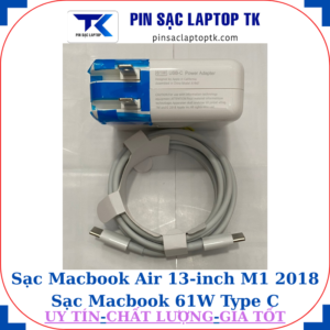 Sạc Macbook Air 13 inch M1 2018 Sạc Macbook 61W Type C