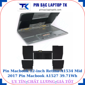 Pin Macbook 12 inch Retina A1534 Mid 2017 Pin Macbook A1527 39.71Wh