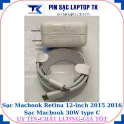 Sạc Macbook Retina 12 inch 2015 2016 Sạc Macbook 30W type C