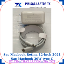 Sạc Macbook Retina 12 inch 2021 Sạc Macbook 30W type C