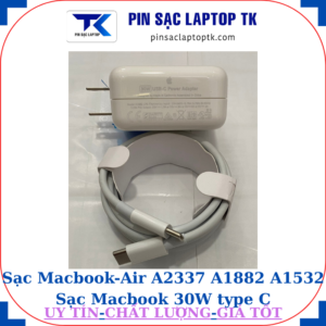 Sạc Macbook Air A2337 A1882 A1532 Sạc Macbook 30W type C