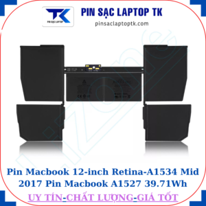Pin Macbook 12 inch Retina A1534 Mid 2017 Pin Macbook A1527 39.71Wh