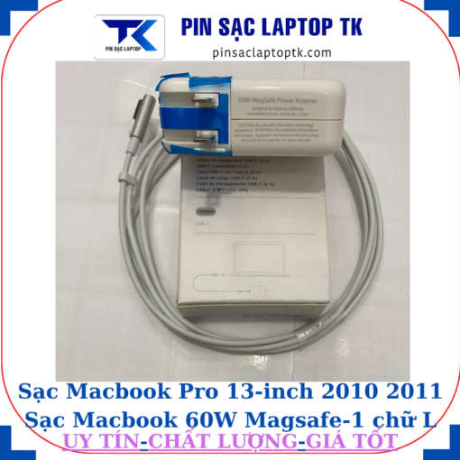 Sạc Macbook Pro 13 inch 2010 2011 Sạc Macbook 60W Magsafe-1 chữ L