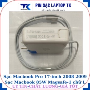 Sạc Macbook Pro 17 inch 2008 2009 Sạc Macbook 85W Magsafe-1 chữ L