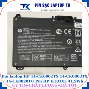 Pin HP 14-CK0002TX 14-CK0003TX 14-CK0020TU Pin Hp HT03XL 41.9Wh