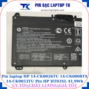 Pin HP 14-CK0026TU 14-CK0008TX 14-CK0053TU Pin Hp HT03XL 41.9Wh