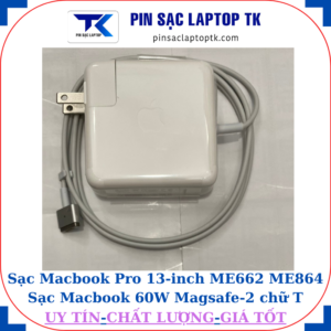 Sạc Macbook Pro 13 inch ME662 ME864 Sạc Macbook 60W Magsafe-2 chữ T