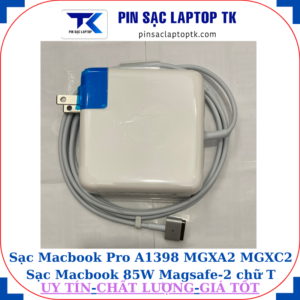 Sạc Macbook Pro 13inch A1398 MGXA2 MGXC2 Sạc Macbook 85W Magsafe-2 chữ T