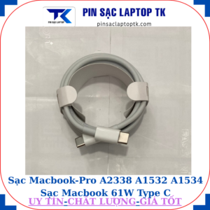 Sạc Macbook Pro A2338 A1532 A1534 Sạc Macbook 61W Type C