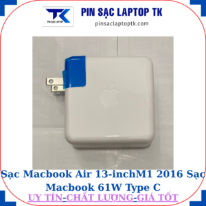 Sạc Macbook Air 13 inch M1 2016 Sạc Macbook 61W Type C