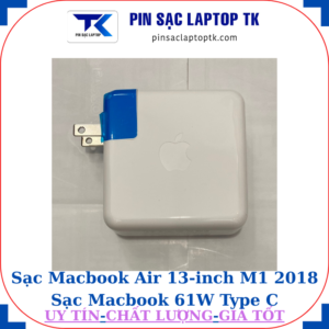 Sạc Macbook Air 13 inch M1 2018 Sạc Macbook 61W Type C