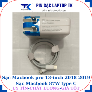 Sạc Macbook pro 13 inch 2018 2019 Sạc Macbook 87W type C