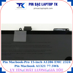 Pin Macbook Pro 15 inch A1286 EMC 2324 Pin Macbook A1321 77.5Wh