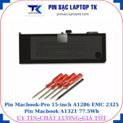 Pin Macbook Pro 15 inch A1286 EMC 2325 Pin Macbook A1321 77.5Wh