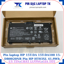 Pin HP 15T-DA 15T-DA100 15-DB0020NR Pin HP HT03XL 41.9Wh