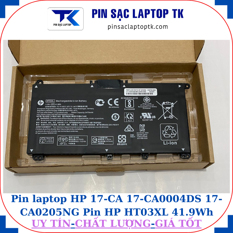 Pin HP 17-CA 17-CA0004DS 17-CA0205NG Pin HP HT03XL 41.9Wh