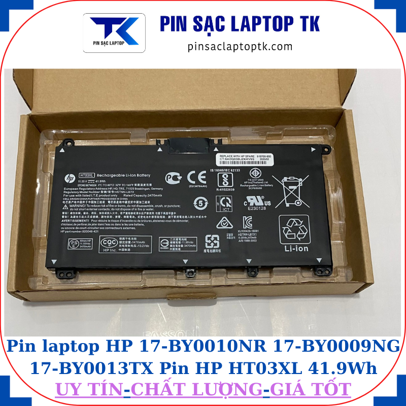 Pin HP 17-BY0010NR 17-BY0009NG 17-BY0013TX Pin HP HT03XL 41.9Wh
