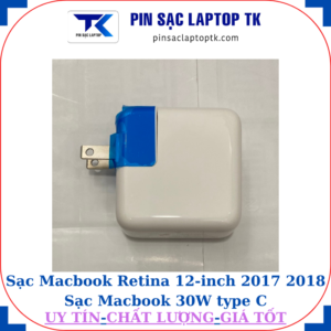 Sạc Macbook Retina 12 inch 2017 2018 Sạc Macbook 30W type C