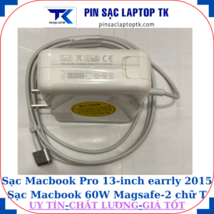 Sạc Macbook Pro 13 inch earrly 2015 Sạc Macbook 60W Magsafe-2 chữ T