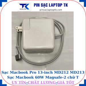 Sạc Macbook Pro 13 inch MD212 MD213 Sạc Macbook 60W Magsafe-2 chữ T