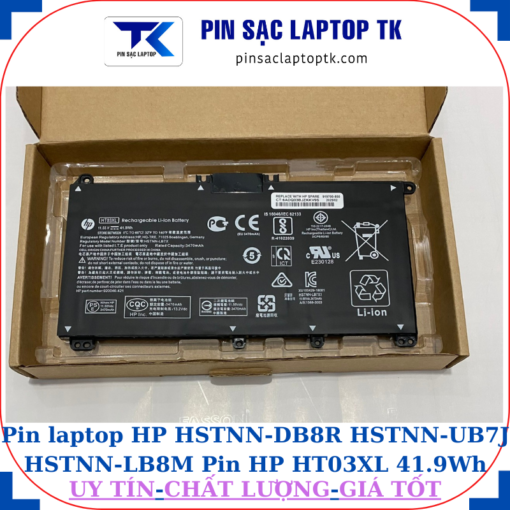 Pin HP HSTNN-DB8R HSTNN-UB7J HSTNN-LB8M Pin HP HT03XL 41.9Wh