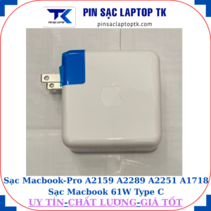 Sạc Macbook Pro A2159 A2289 A2251 A1718 Sạc Macbook 61W Type C