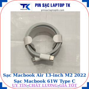 Sạc Macbook Air 13 inch M2 2022 Sạc Macbook 61W Type C