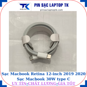 Sạc Macbook Retina 12 inch 2019 2020 Sạc Macbook 30W type C