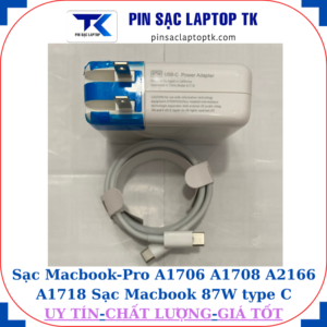 Sạc Macbook Pro A1706 A1708 A2166 A1718 Sạc Macbook 87W type C