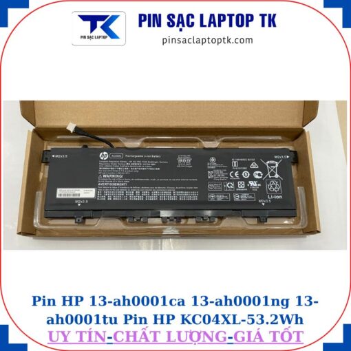 Pin HP 13-ah0001ca 13-ah0001ng 13-ah0001tu Pin HP KC04XL-53.2Wh