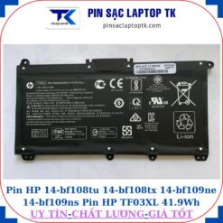 Pin HP 14-bf108tu 14-bf108tx 14-bf109ne 14-bf109ns Pin HP TF03XL 41.9Wh