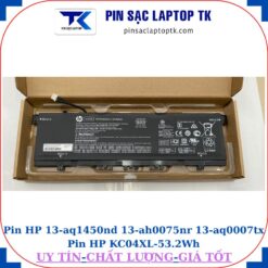 Pin HP 13-aq1450nd 13-ah0075nr 13-aq0007tx Pin HP KC04XL-53.2Wh