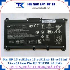 Pin HP 15-cc510ur 15-cc511nb 15-cc511nf 15-cc511nm Pin HP TF03XL 41.9Wh