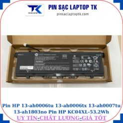 Pin HP 13-ah0006tu 13-ah0006tx 13-ah0007tu 13-ah1803no Pin HP KC04XL-53.2Wh
