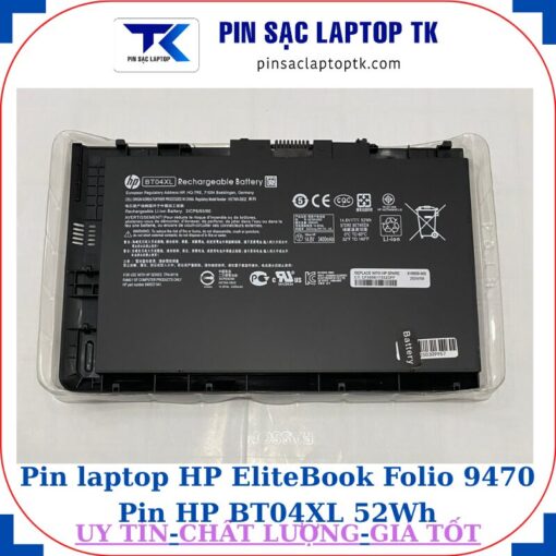 Pin laptop HP EliteBook Folio 9470 Pin HP BT04XL 52Wh