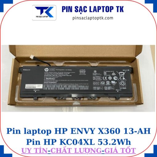 Pin laptop HP ENVY X360 13-AH Pin HP KC04XL 53.2Wh